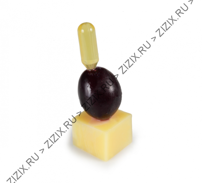 Канапе сыр эдам с чёрным виноградом
