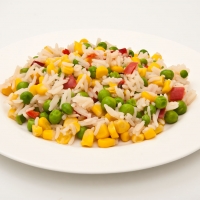 Рис с овощами (блюдо на стол)