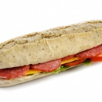 Сэндвич-гет с салями